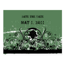 Shabby Chic Save the Date Post Cards
