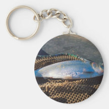 Shad In Net Key Chain