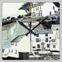 'Shades of Blue Peter' Clock wall clocks