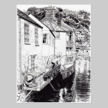 'Shades of Polperro' Postcard postcards