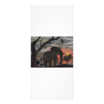 Shadow Elephant Rack Card Template