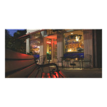 Shaker Square at Night - 2 Photo Card