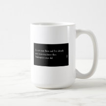 Shakespeare and the Machine Mug