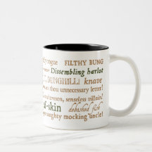 Shakespeare Insults Collection Coffee Mug