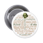 Shakespeare Insults Collection Pins