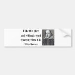 Shakespeare Quote 6b Bumper Stickers