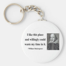 Shakespeare Quote 6b Keychain
