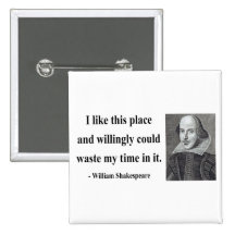 Shakespeare Quote 6b Pinback Button