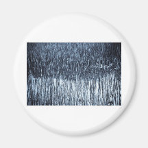Shallow Pond Reeds Fridge Magnet