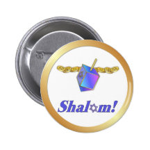 Shalom Hanukkah Pin