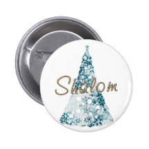 Shalom Holiday Button