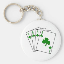 Shamrock Aces Keychains