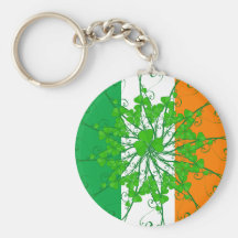 Shamrock Flag 2 Key Chain