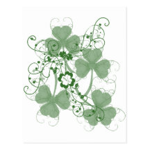 Shamrock Graphic Postcard
