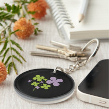 Shamrock Key Chain Acrylic Keychain