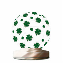 Shamrock Snowflakes Chrystal Ball Cut Out