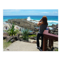 Shan at Rainbow Bay Post Card