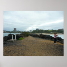 Shan in a Cloudy Day at Duranbah Poster