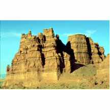 Shaped by rain and wind, Utah rock formation Photo Cutout