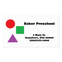 "Shapes" Business Cards