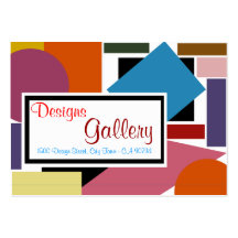 Shapes In colours - Customised Business Card Templates