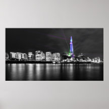 Shard with Lasers Poster