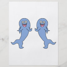 Shark Couple, Dancing. Flyers