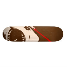 Shark with a Frickin' Laser Beam Skate Deck