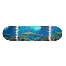 Shark with Reef Skateboard
