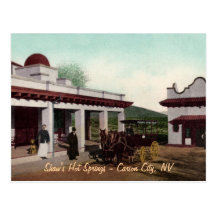 Shaws Hot Springs Postcard