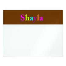 Shayla Thank You Metallic Custom Invitation