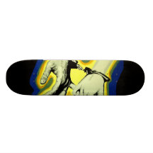 'She Bites her Lip' Skateboard