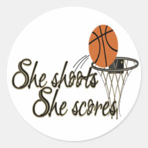 She Shoots...She Scores Stickers