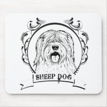 SHEEP DOG MOUSE PADS