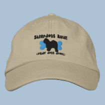 Sheepdogs Rule Embroidered Hat embroidered hats