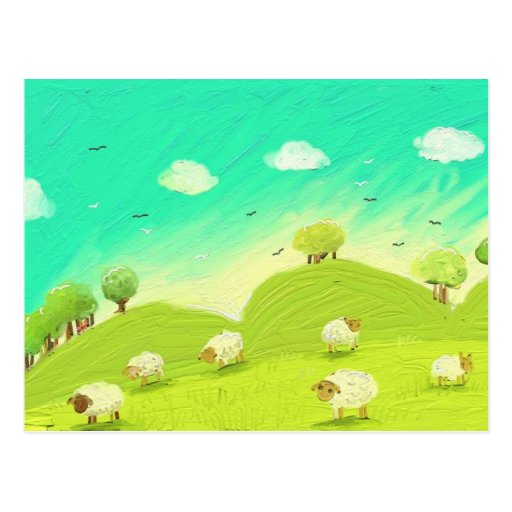 sheeps post cards