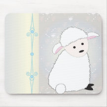 Sheepy Mouse Pad