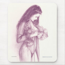 "SHEER ELEGANCE"  Pinup girl mouse pad