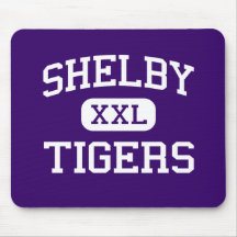 Shelby - Tigers - High School - Shelby Michigan Mouse Mat