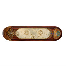 Shell - Conchology - Coral Skate Board Deck