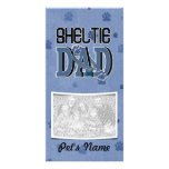 Sheltie DAD Photo Card Template