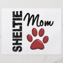 Sheltie Mum 2 Personalized Flyer
