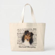 Sheltie Traits Tote Bag