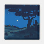Shepherd on Christmas Eve Refrigerator Magnets
