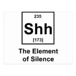 Shh! The Element of Silence Post Card