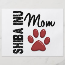 Shiba Inu Mum 2 Personalized Flyer