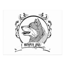 SHIBA INU POSTCARDS