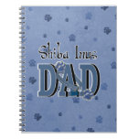 Shiba Inus DAD Spiral Note Book
