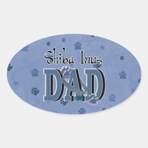 Shiba Inus DAD Sticker