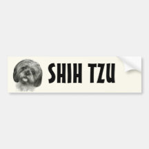 Shih Tzu Bumper Stickers